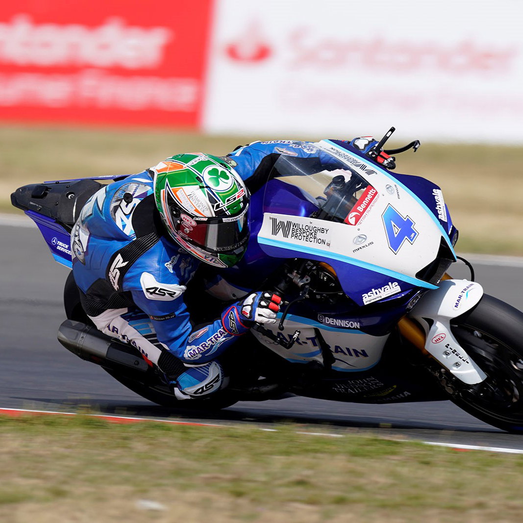 Jack Kennedy, 2023 Thruxton BSB. - Mar-Train Racing